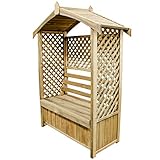 Forest Garden Forest Lyon Arbour, Pressure Treated, 6'5 x 5'11