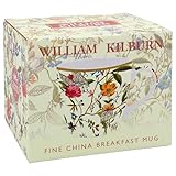 The Leonardo Collection William Kilburn Kilburn Breakfast Mug for Home & Kitchen | Stylish Ceramic Mugs for Tea & Coffee | Lovely Cup Set for Mens Gifts & Birthday Gifts for Women