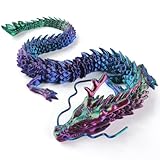 LGWJHCY Aquarium Decoration Blue/Purple Dragon, 3D Mini Aquarium Decorations, Landscape Creative Cartoon Movable Joints Kite, Fish Tank Ornaments for Home Office Aquarium Accessories