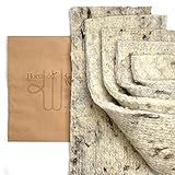 Hortiwool 100% Wool Felt Garden Pad (5pack) - 100% British Wool - Fleece Matting for use in Garden, Home & Crafts