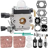 ZAMDOE FS38 FS45 FS55R Carburetor for STIHL FS55 FS46 KM55R HL45 HS45 FS45L FS45C FS46C FS55C FS55RC FC55 KM55 String Trimmer Weed Eater Parts Replace C1Q-S97 C1Q-S186 Carb