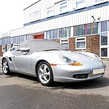 UK Custom Covers RP145G Tailored Soft Top Roof Half Cover Grey - To Fit Porsche Boxster 986 1996-2004