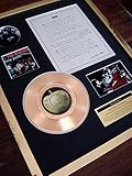 THE BEATLES HEY JUDE - FRAMED 7" GOLD DISC RECORD & ORIGINAL LYRICS DISPLAY