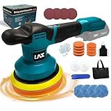 Cordless Car Polisher for Makita 18V Battery, 6 inch Car Buffer Polishing Set, 3 Variable Speed Orbital Polisher with 21pcs Accessories for Polishing/Waxing/Scratch Removing (Battery Not Included)