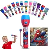 SRV Hub Spiderman Kids Big Torch with LED Light – Super Bright Marvel Flashlight for Boys & Girls – Child-Friendly Design with Batteries – Ideal for Camping, Night Walks, Parties & Gifts