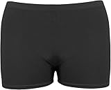 NuJake Girls' Children's Hot Pants Gymnastics & Dance Wear Stretch Shorts Ages 5-6 Years, Black