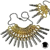 (PWK) Set Of 14 Pocket Watch Keys Size 00-12 : Tools Winder Vintage Winder Key (40)