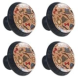 British Gentleman Elements Cabinet Dresser Drawer Knobs Glass Pull Handle for Cabinet Door Wardrobe Cupboard