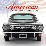 American Classic Cars 2026 Calendar | Square Wall Calendar | Car Enthusiast Gift | Plastic Free Packaging | by Avonside Publishing