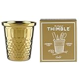 Misc. Giant Thimble Pen Pot - Gold