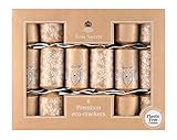 Tom Smith - Eco Crackers | Premium Kraft Wide Barrel Eco Christmas Crackers | Eco Friendly & Seasonal Cracker Gift Box, multi
