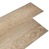 INMOZATA 36Pcs Self Adhesive Vinyl Flooring Planks Floorboard Planks Wood Effect Peel and Stick Tile Waterproof Floor Stickers for Kitchen Bathroom Home Floor Tile (Light Oak)