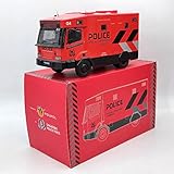 1:24 IXO POLWEL for Singapore Police Force SPF/SOC Tactical Vehicle Metal Diecast Toys Car Models Gifts Collection Red