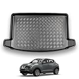 NOMAD Nissan Juke (2019+) Boot Liner [Not for Hybrid Models] Tailored Fit Car Floor Mat Protector Non Slip Waterproof Raised Edges Compatible Custom Fit Accessory Black Dog & Pet Friendly