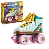 LEGO Creator 3in1 Retro Roller Skate Toy - Transforms into a Mini Skateboard or Boom Box Radio, Creative Gift for 8+ Year Old Girls & Boys - 31148