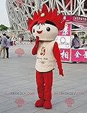 Black, white and red REDBROKOLY Mascot of the 2012 Olympics
