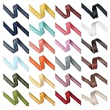 Faux Leather Neotrims PU Piping Tape Trimming Insertion Cord, Strong Supple Feel for Apparel and Home Furnishings and Upholstery, Non Stretch, 15mm, 25 Natural Colours. Black, 5 Meters