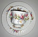 Royal Albert Collection Mug / "Moss Rose" / 1 Cup - 1 Saucer - 1 Cake Plate / Original / Bone China / Small