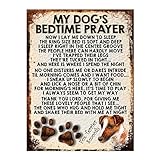 My Dogs Bedtime Prayer Fox Terrier Smooth Dog Metal Sign Plaque Poster Print Gift Dad Mum Man Cave Shed Home Bar Ref291DR (10x8 inches (Approx) 25cmx20cm)