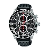 Lorus Men Analog Quartz Watch with Leather Strap RM335GX9