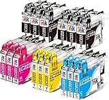 LC223 Ink Cartridges Compatible with Brother LC221 LC223 for Brother MFC-J4420DW MFC-J5320DW MFC-J4620DW MFC-J5625DW MFC-J480DW MFC-J4625DW DCP-J562DW DCP-J4120DW MFC-J5620DW 15Pack