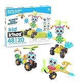 Basic Fun Kid K'NEX | Zoomin' Buddies 20 Model | Kids Craft Set with 48 Pieces | Educational Toys for Kids, Fun and Colourful Building Toys for Boys and Girls, Construction Toys Ages 3 85053
