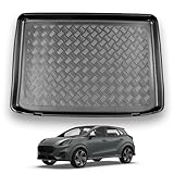 NOMAD Ford Puma (2019+) Boot Liner [Upper Boot Position] Tailored Fit Car Floor Mat Protector Non Slip Waterproof Raised Edges Compatible Custom Fit Accessory Black Dog & Pet Friendly