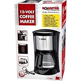 BARGAINS-GALORE NEW 12 VOLT COFFEE MAKER 140 WATT DRINKING GIFT SET 4-6 CUPS MACHINE CAR CARAVAN HOME OFFICE | TRAVEL CAMPING HIKING