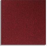 Carpet Tiles 50x50 cm 20 Pack 5 Square Meters for Home Office Living Room Bedroom Commercial Floor (Red)
