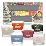 Yankee Candle Christmas Scented Candles Gift Set | 6 Scented Mini Filled Votive Signature Candles | Soy Blend Wax Mix | Perfect Christmas Gifts for Women