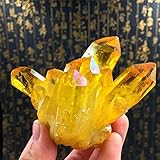 1pc Natural Yellow Crystal Quartz Citrine Cluster Mineral Specimen Hot New Natural Citrine Cluster Crystal Home Decor Crystals,Yellow,outstanding78