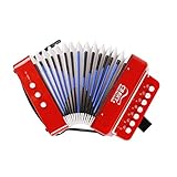 CB SKY Kids’ 7 keys Accordion/Kids Musical Instrument/Musical Toys (Red)