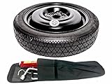 TheWheelShop 15" SPACE SAVER SPARE WHEEL AND TOOL KIT COMPATIBLE WITH 500 (2007-PRESENT DAY)