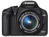 Canon EOS 450D Digital SLR Camera Kit (incl EF-S 18-55mm IS f/3.5-5.6 non USM Lens Kit) (Renewed)
