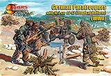 Mars Figures 32038-1/32 German Paratrooper Crew & LG-43gun (Tropical Uniform)
