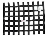 STR Standard Rectangular Window Safety Net / Mesh, Oval / Autograss Racing (Black)