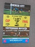 Norwich City v Tottenham Hotspur Football Programme - 1973 League Cup Final played at Wembley (Saturday 3 March 1973)