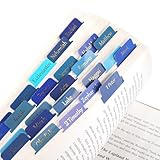 Bible Tabs Blue Laminated Bible Tabs Reposition Large Print Index Tabs Bible Tabs for Women & Men 90 Pcs Catholic Bible Tabs Easy to Read Bible Book Tabs for Old and New Testament