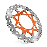 JFG RACING 320mm Orange Front Floating Brake Disc Rotor - SX SXF EXC SXS XC MX MXC XCW XCF 400 450 500 505 520 525 530 540 XCG 600 620 625 640 GS LC4 ENDURO SUPERMOTO