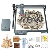 ATOMSTACK 48W Laser Engraver, A40 PRO V2 Laser Cutter with Auto Air Assist, Bulk Engraving Cutting High Accuracy Laser Engraving Machine for Wood, Stone, Metal, Acrylic, Leather, Jewelry