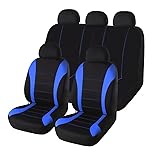 GDUTBC Car Seat Covers Set for Rover Discovery/Discovery Commercial/Discovery 2/Discovery Graphite – Universal Car Seat Covers Full Set, Breathable Car Seat Protector, Anti-Slip Durable Accessories