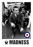 Madness Poster - #4 - SKA - MOD Band - 1980's Music - Pop Music - Suggs - A3 Poster Print Sign