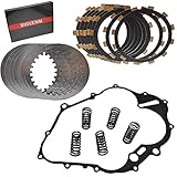 BIGLKNM Clutch Kit Friction Plates & Cover Gasket Compatible for Yamaha Raptor 660 YFM660R 2001 2002 2003 2004 2005