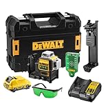 DEWALT 12V XR 3 x 360 Cross Line Green Laser, 1 X 2Ah, DCE089D1G-QW