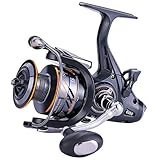 Sougayilang Carp Fishing Reel，5+1 Shielded Stainless Steel BB-Carbon Fiber Drag Carp Reels, for Saltwater or Freshwater Spinning Reels, Fishing Reels-6000