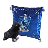 The Noble Collection Ravenclaw House Mascot & Cushion Officially Licensed 13in (34cm) Harry Potter Toy Dolls Ravenclaw Raven Mascot Plush - For Kids & Adults