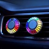 Car Interior Ambient Lights for BMW X3 E83 F25 F97 G01 20i 20d 30i 30d 30e, RGB Music Sync Sound Control Lamp with Magnetic Mount, Rechargeable LED Mood Light for Car Decoration,2pcs