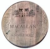 Reclaimed Whisky Barrel Lid "The Macallan" Single malt Scotch Whisky