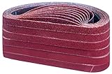 STEBRUAM Sanding Belts13 x 457 mm,10 Each of 40/60/80/120/180/240 Mix Grit for 457x13 Belt Sander,compatble with Black&Decker Power-Sander(60 Pack)