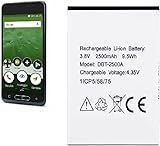Mr.Gadget's Solutions DBT-2500A 2500mAh 3.8V Battery Compatible with Doro Mobile Phone 8035 DSB-0170 Phone Easy Smartphone Li-ION Rechargeable Replacement Batteries